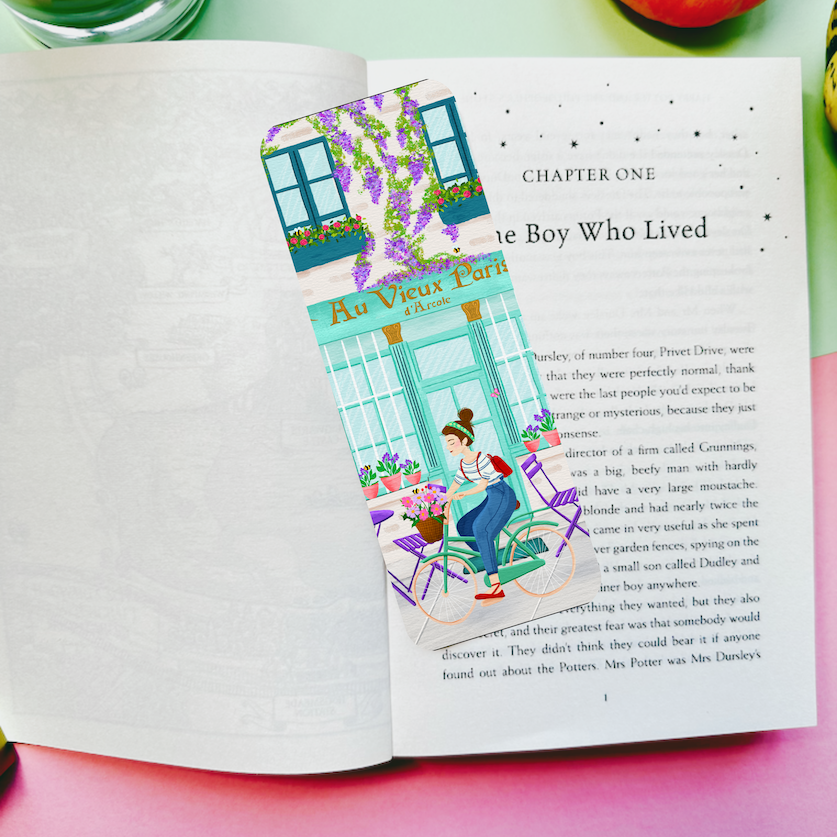 French Cafe bookmark