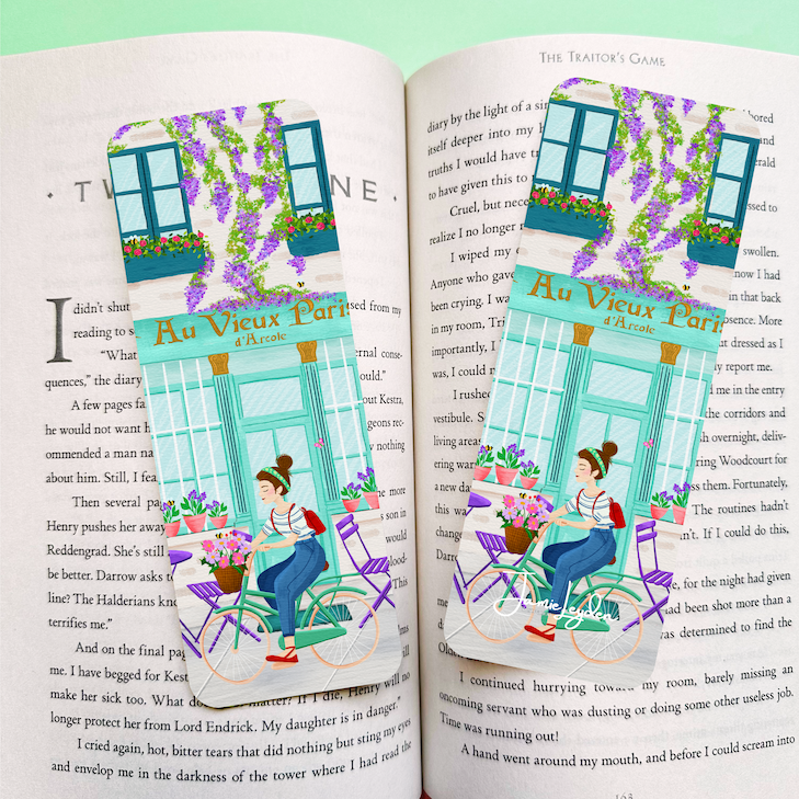 French Cafe bookmark