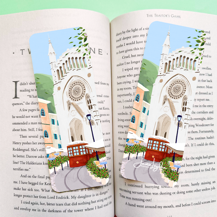 Soller tram, Mallorca bookmark
