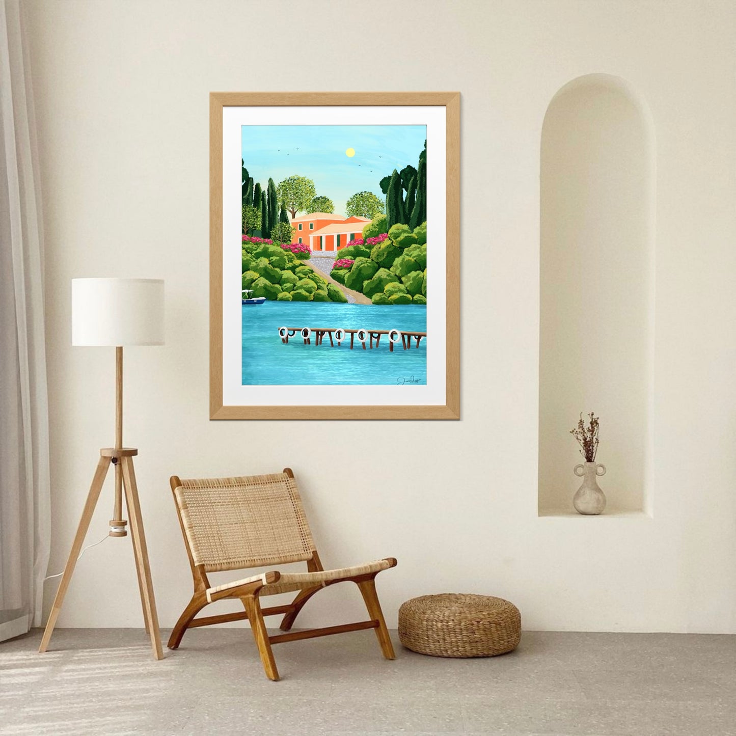 Agni Beach, Corfu Print