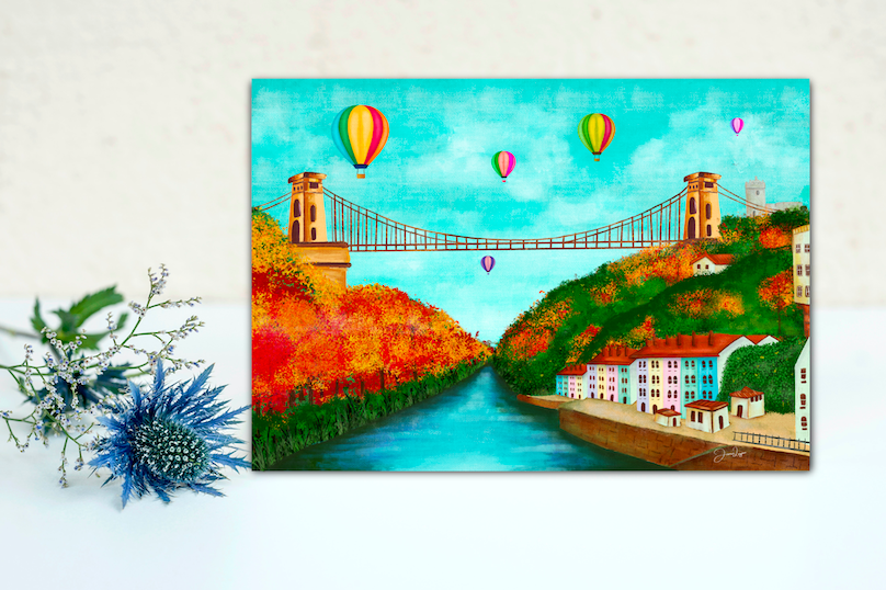 Clifton Suspension Bridge print, Bristol, UK print