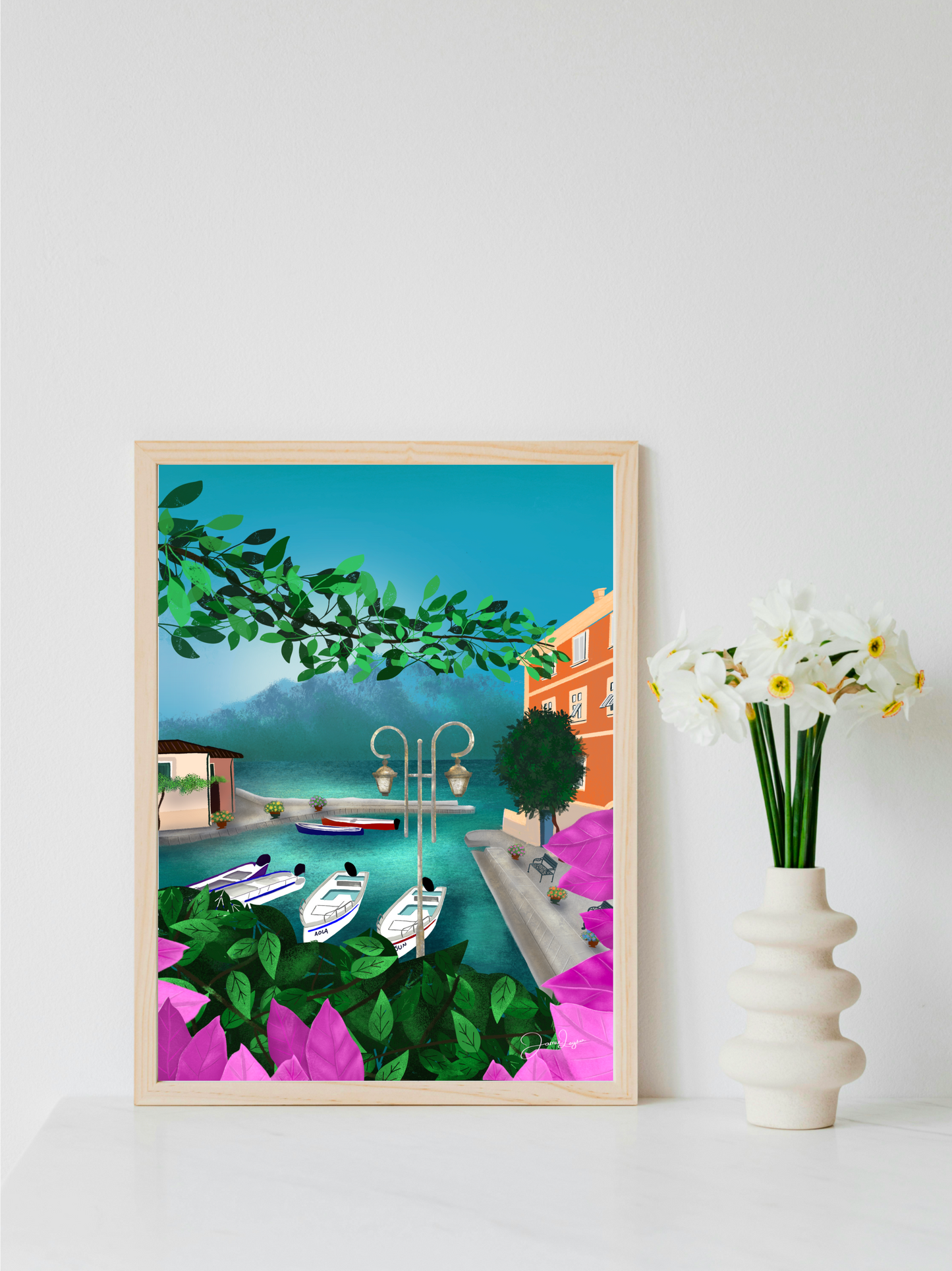 Lake Garda, Italy, print