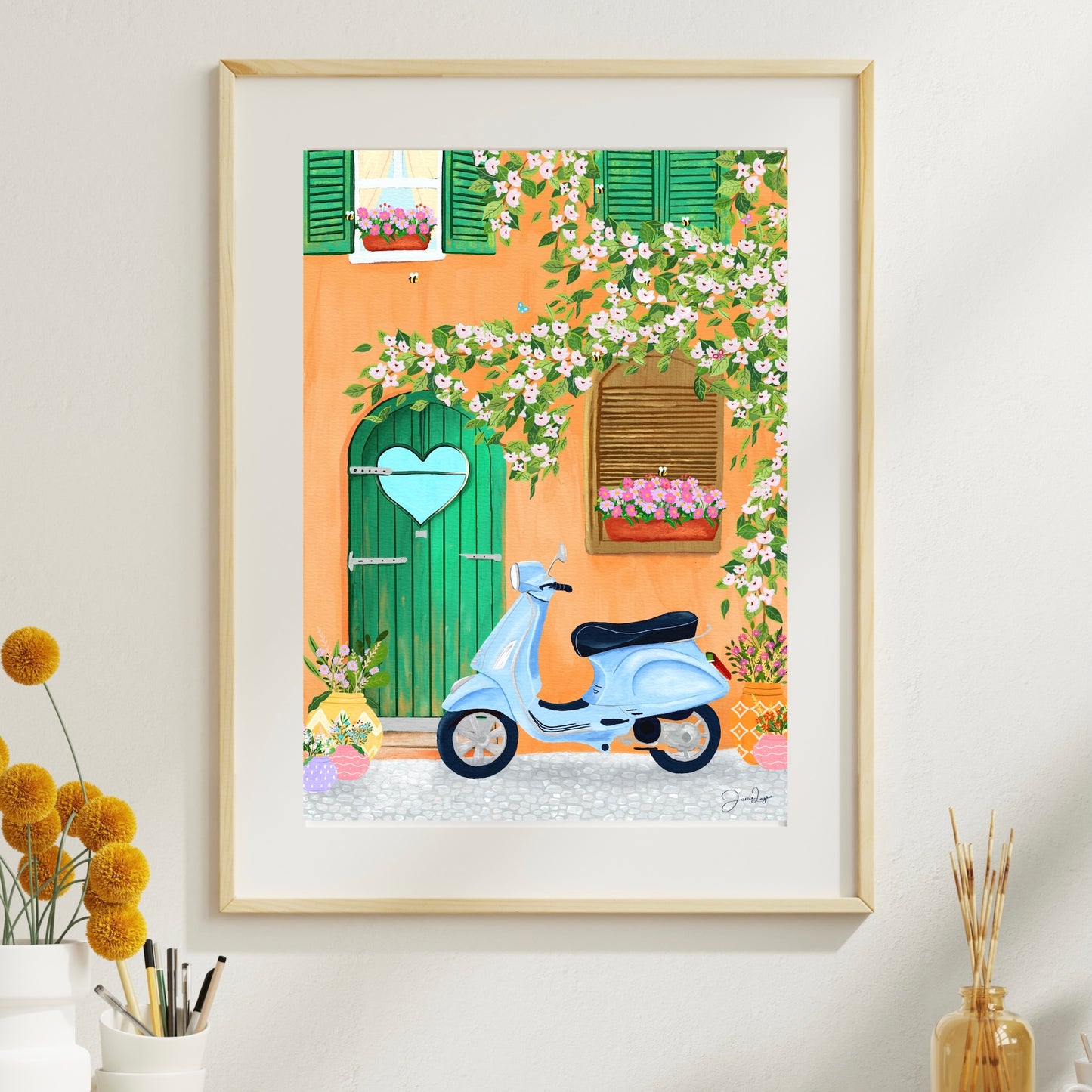 Italian Townhouse Print