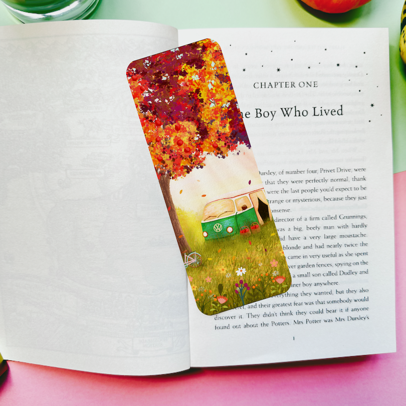 Cosy Camper van bookmark