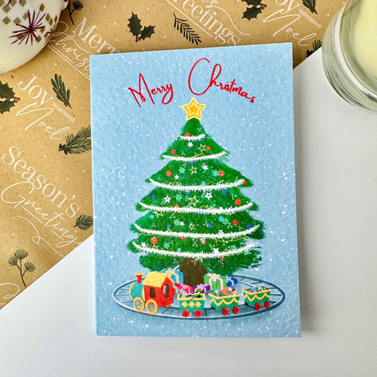 Christmas Tree Christmas card by Jamie Leyden Illustration