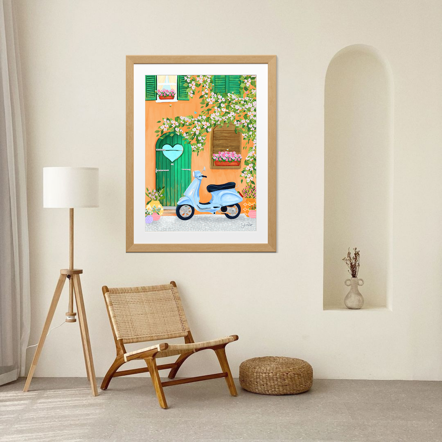 Italian Townhouse Print