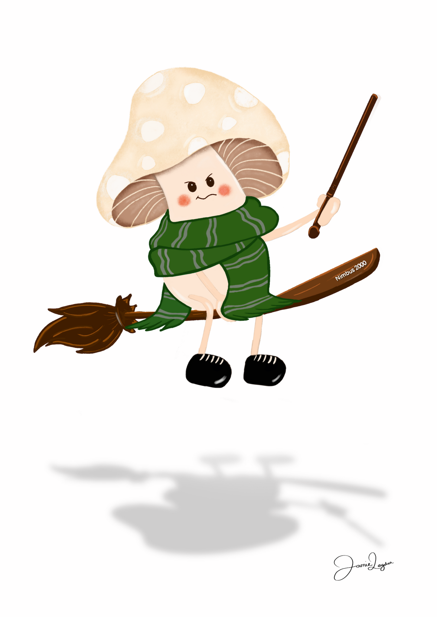 Harry Potter mushroom sticker - Draco