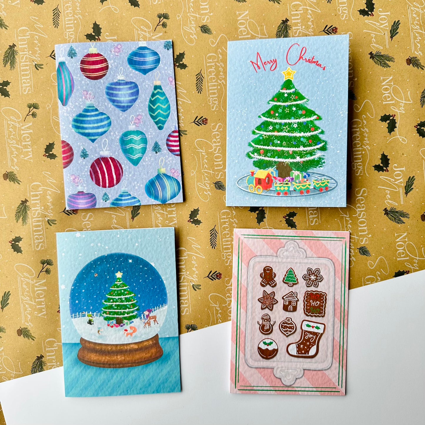 Christmas cards by Jamie Leyden Illustration - Festive fun pack of 4