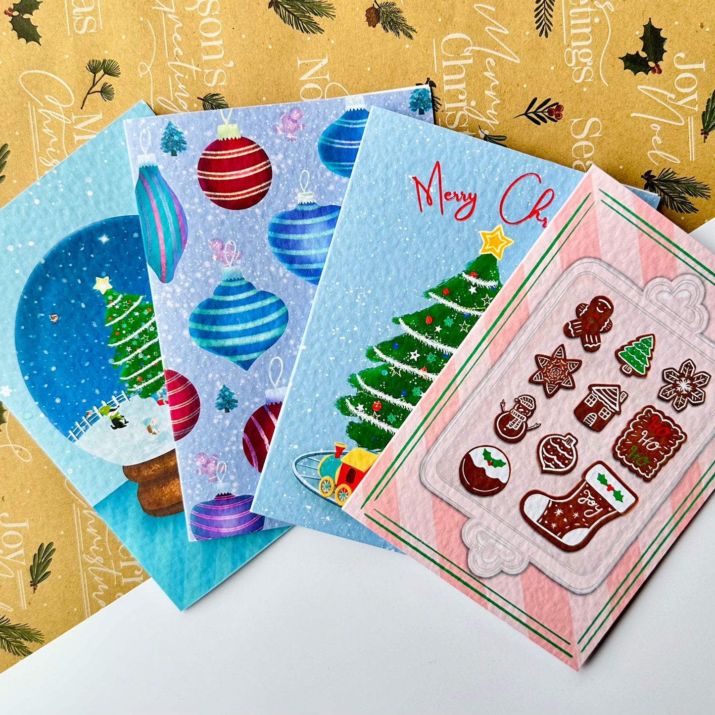 Christmas cards by Jamie Leyden Illustration - Festive fun pack of 4