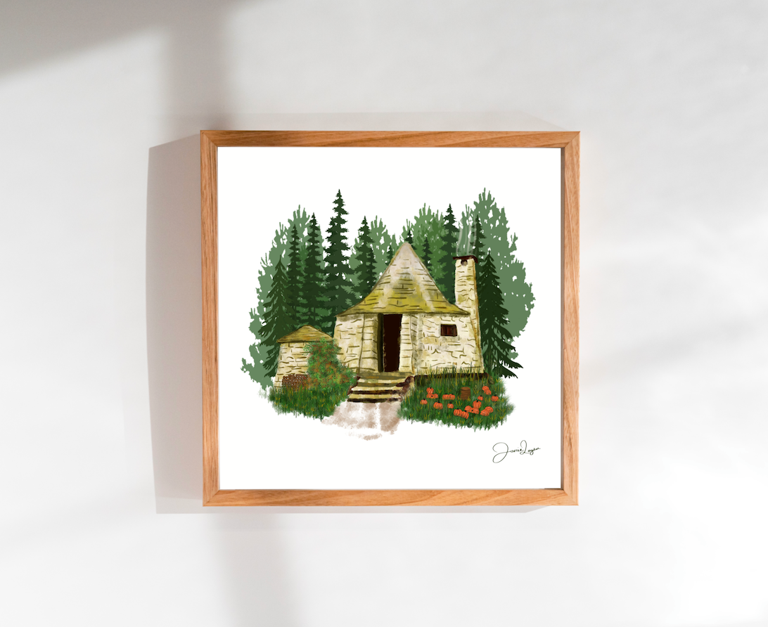 Framed print, Hagrid's Hut