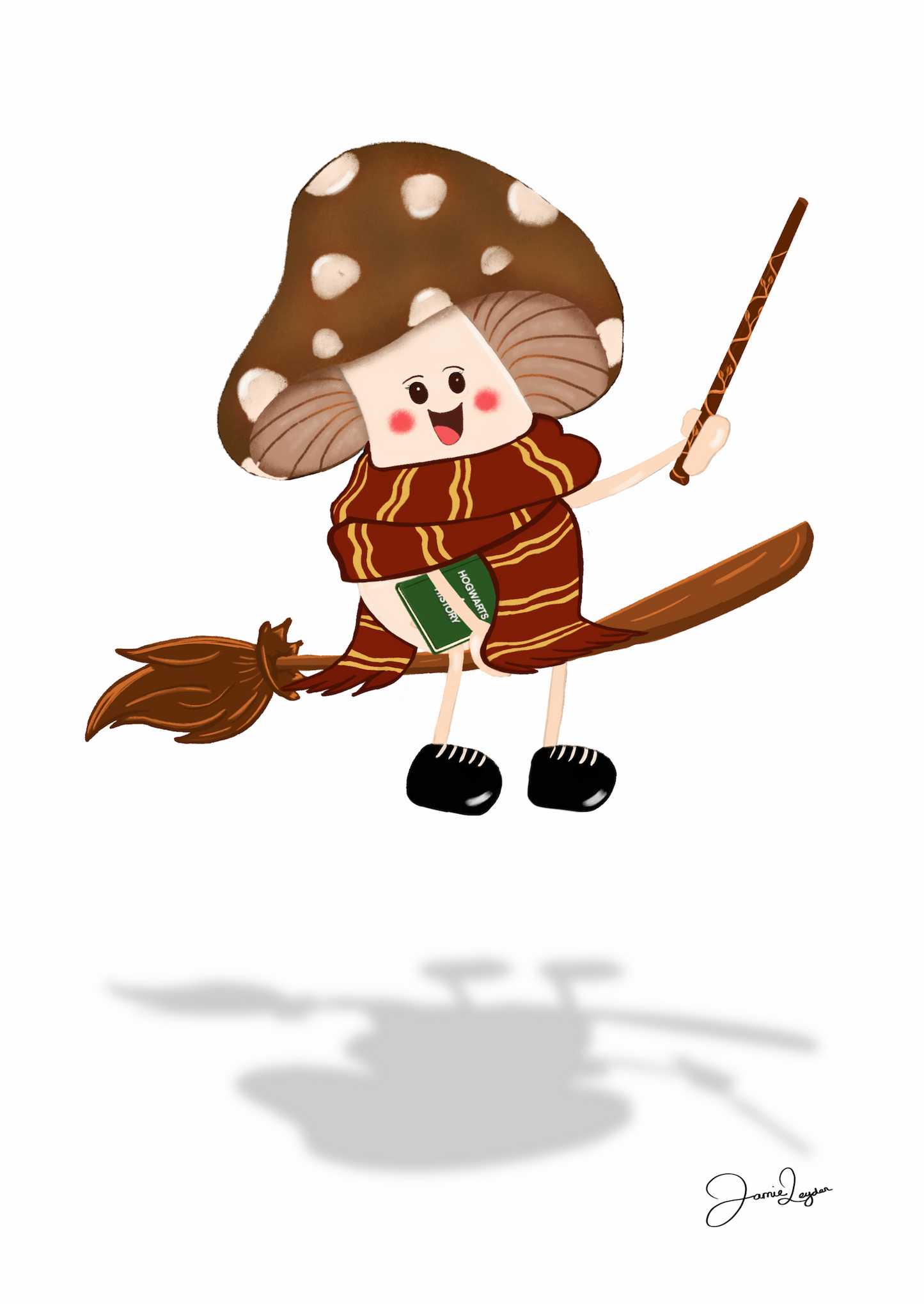 Harry Potter mushroom sticker - Hermione