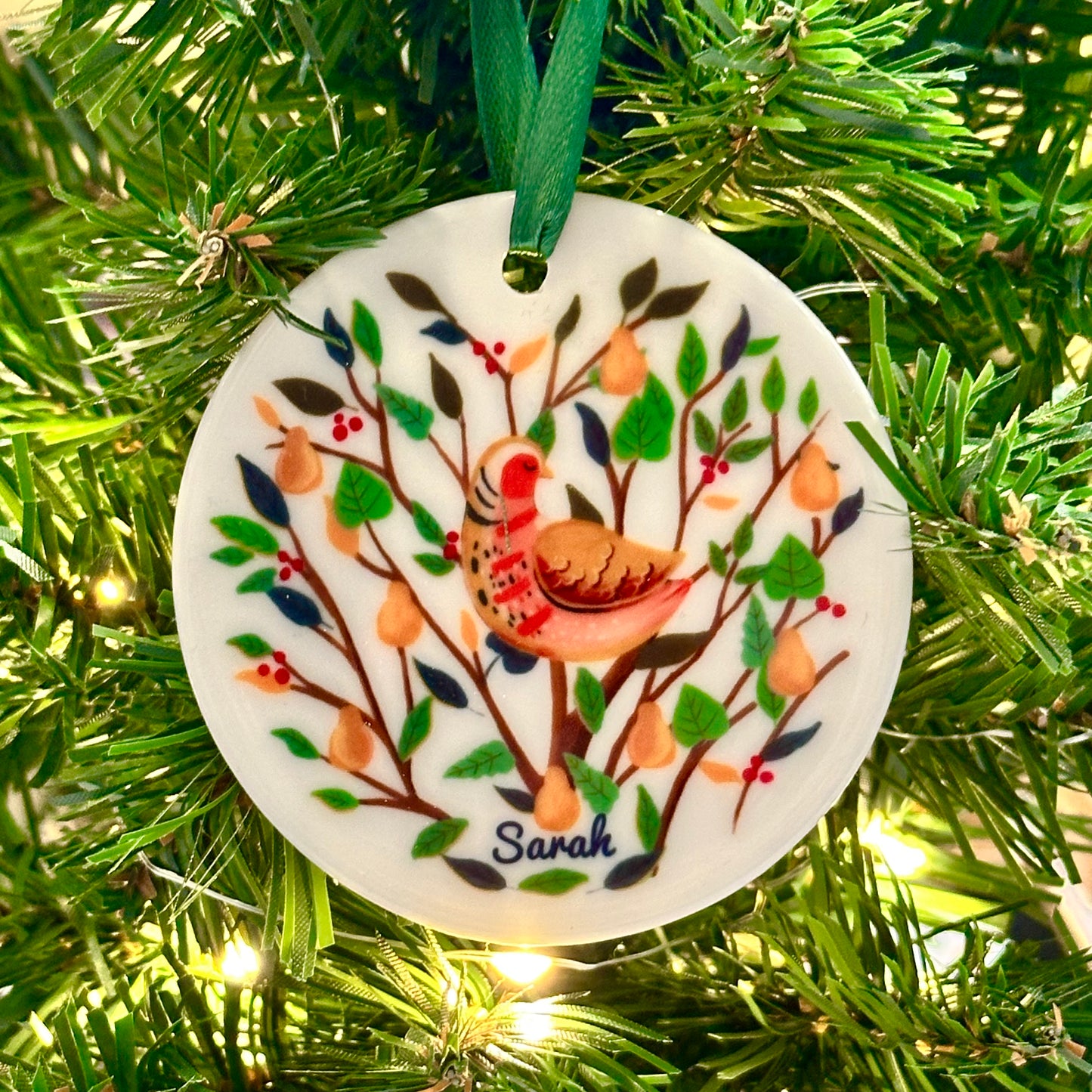 Partridge Christmas Decoration