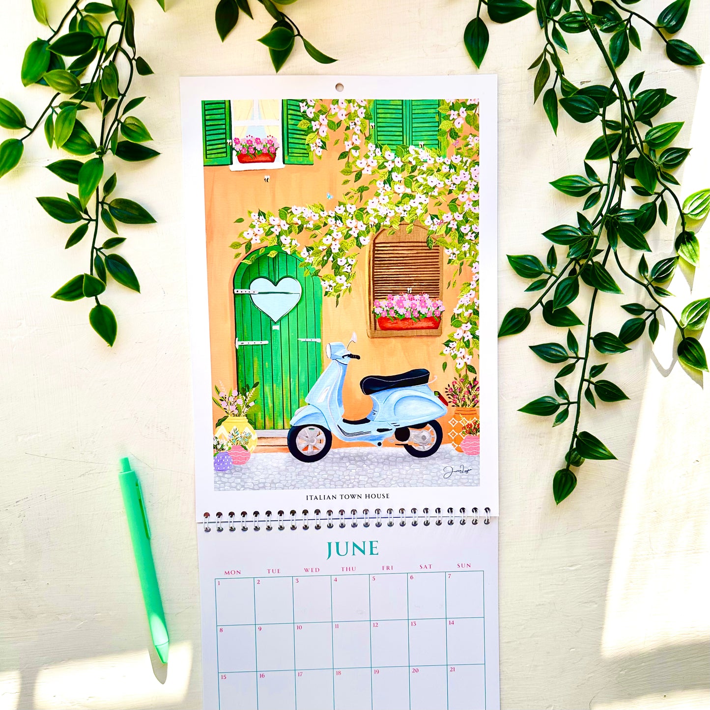 2026 Travel wall calendar