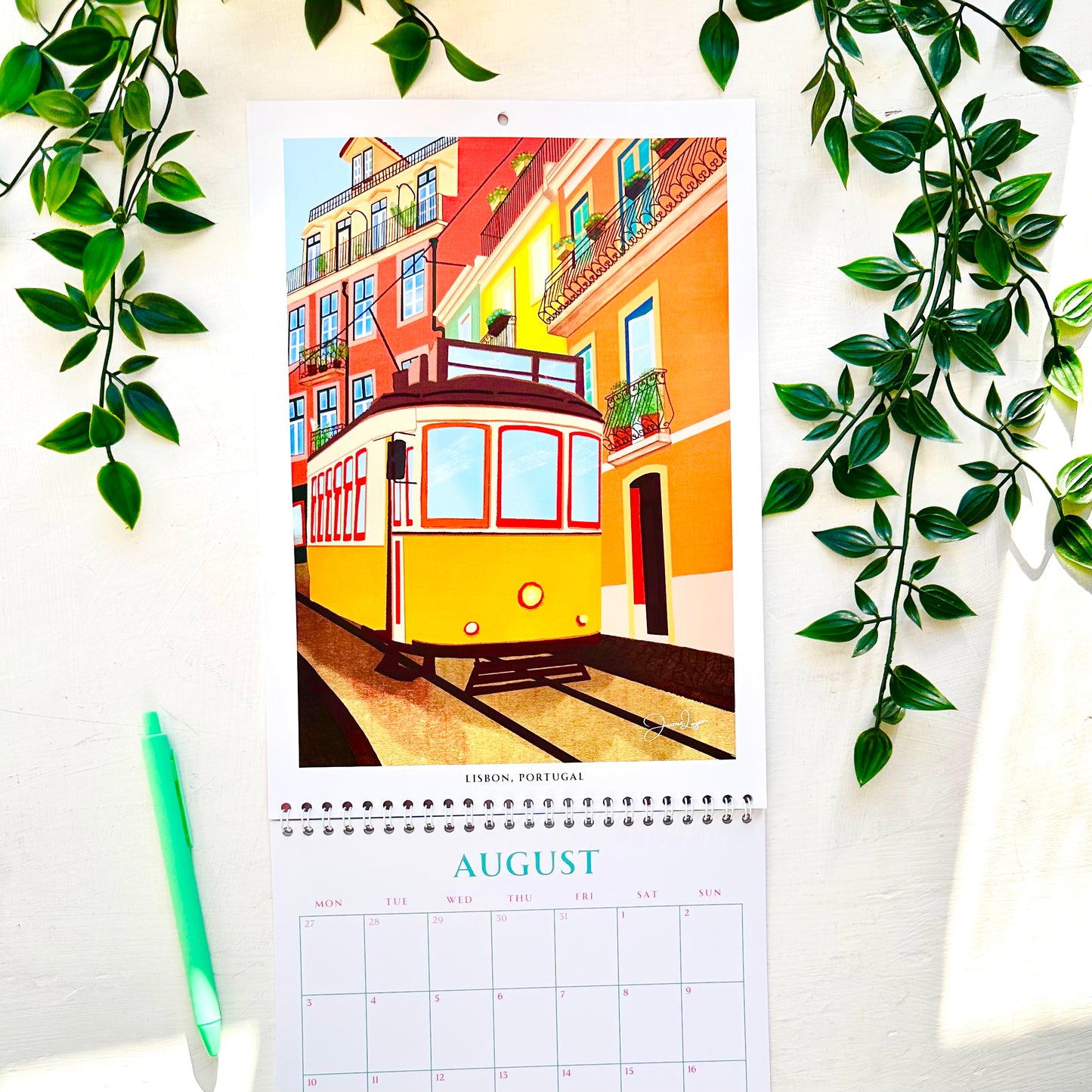 2026 Travel wall calendar