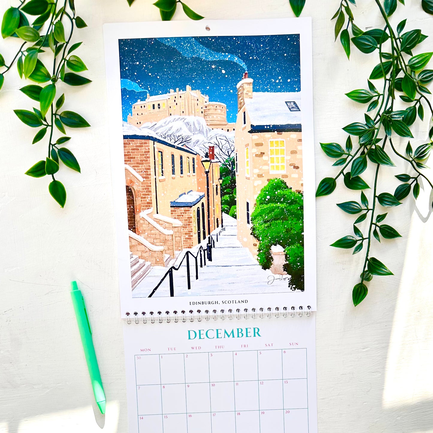 2026 Travel wall calendar