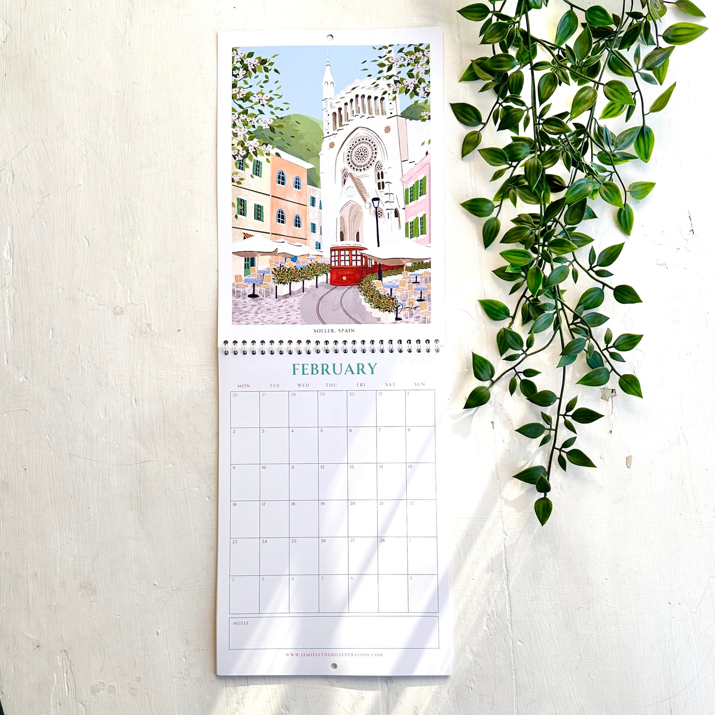2026 Travel wall calendar