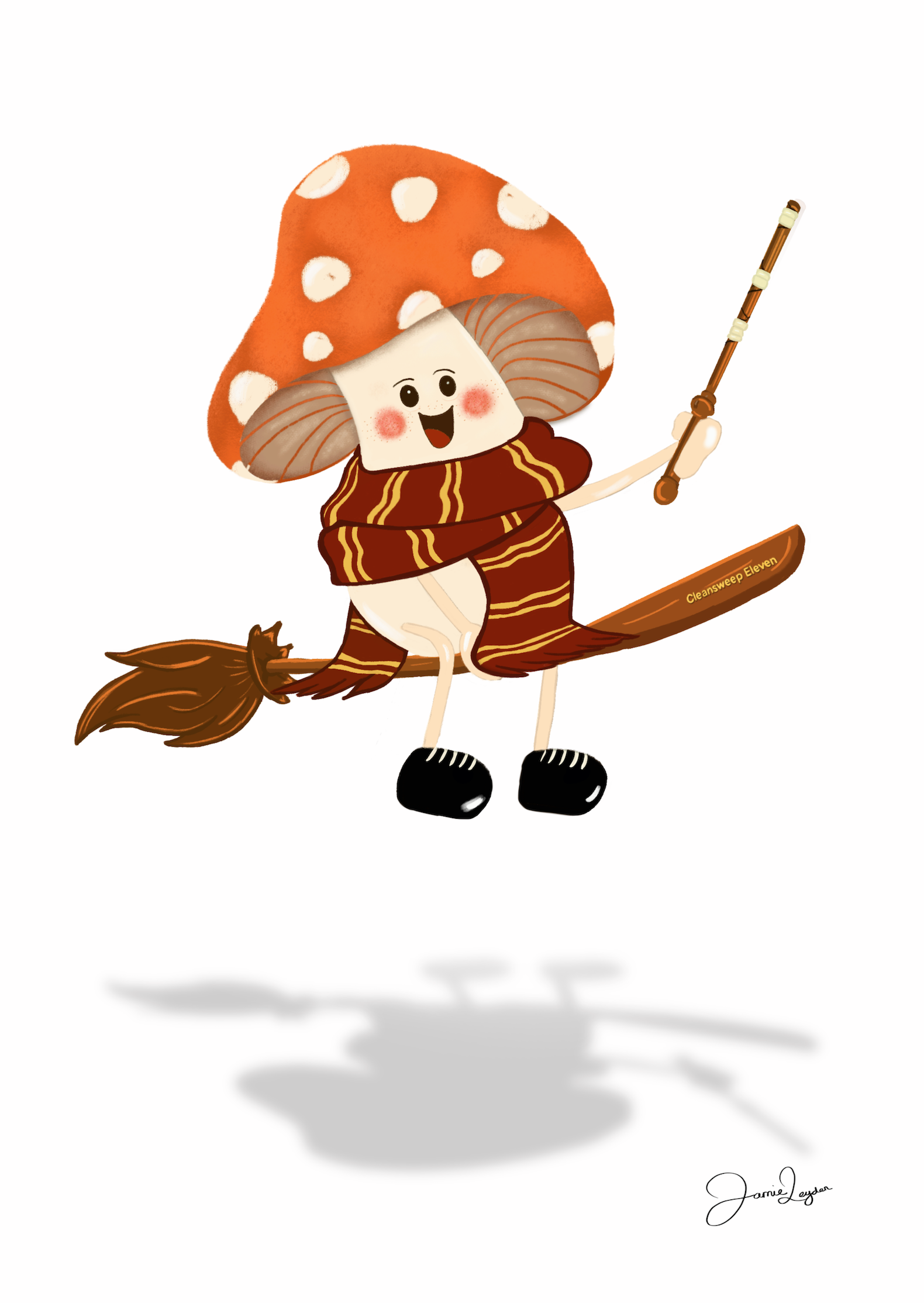 Harry Potter mushroom sticker - Ron