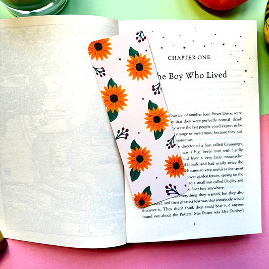 Sunflowers bookmark