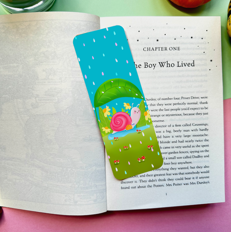 Smiley Snails bookmark